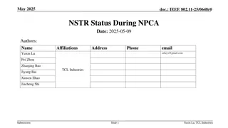 IEEE 802.11-25/0648r0 NSTR Update During NPCA Operation