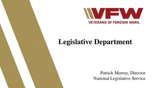 Veterans Legislative Advocacy & Achievements