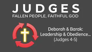 Cycle of Sin and Deliverance in Judges 4-5