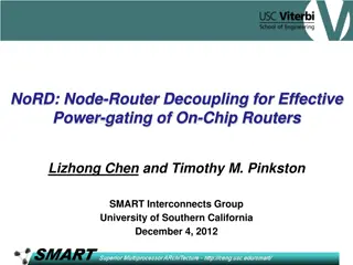 Power-Gating for On-Chip Routers: Challenges and Solutions