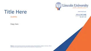 Empowering Students at Lincoln University
