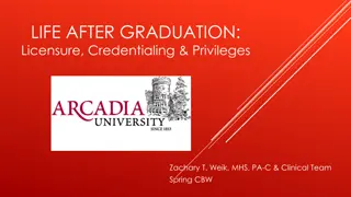 Navigating Licensure, Certification, and Privileges After Graduation