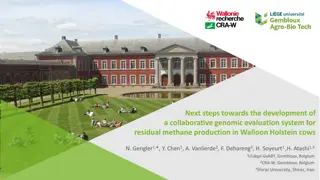 Collaborative Genomic Evaluation for Residual Methane Production in Walloon Holstein Cows