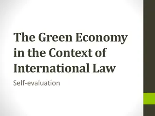 Green Economy & International Law Self-evaluation