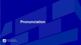 Improve Your Pronunciation Skills