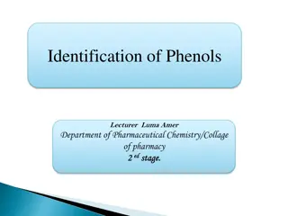 Identification of Phenols in Pharmaceutical Chemistry