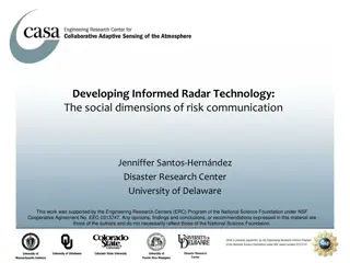 Understanding Social Dimensions of Risk Communication in Radar Technology