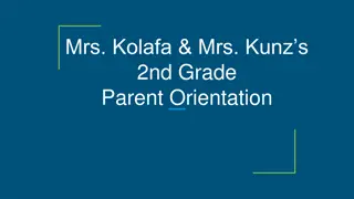 Mrs. Kolafa & Mrs. Kunz's 2nd Grade Curriculum Overview