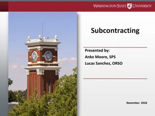 Understanding Subcontracting in Federal Awards