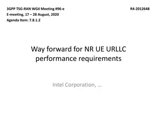 Defining Performance Requirements for 5G URLLC Services