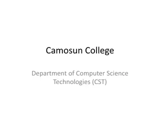 Computer Science Technologies at Camosun College