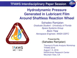 Hydrodynamic Pressure in Lubricant Film Around Shaftless Reaction Wheel
