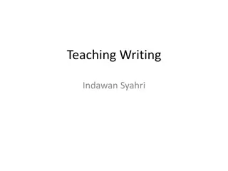 Teaching Writing Strategies for Effective Communication