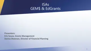 State Agency vs. College/University ISAs in Grants Management