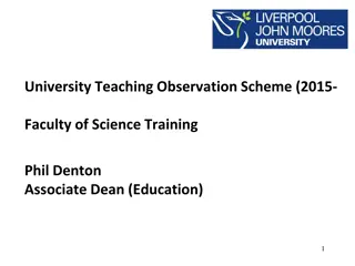 Teaching Observation Scheme Process in University