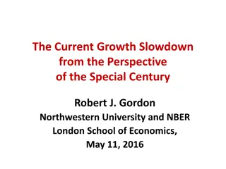 Understanding the Current Growth Slowdown