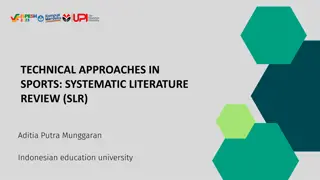 Technical Approaches in Sports: Systematic Literature Review