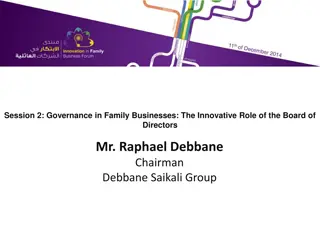 Innovative Role of Board in Family Business Governance