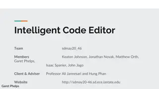 Intelligent Code Editor Project Overview