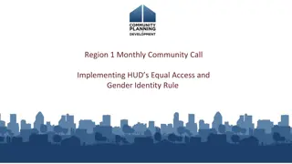 Implementing HUD's Equal Access Rule