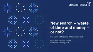 Rebuilding Findability at Statistics Finland