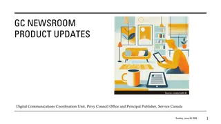 GC Newsroom Product Updates