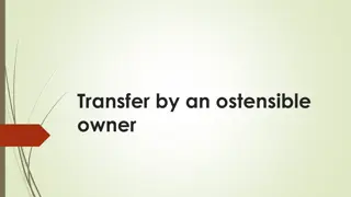 Understanding Section 41 Transfer by Ostensible Owner