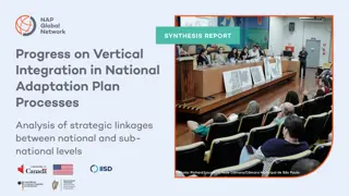 Vertical Integration in National Adaptation Plan (NAP) Processes: Insights and Best Practices