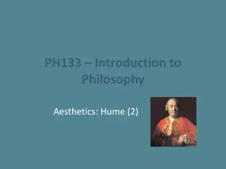 Understanding Aesthetics and Hume's Views on Art Criticism