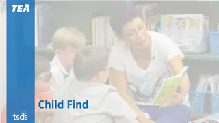 Child Find Program Area Updates & Guidance