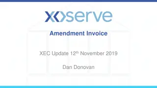 Resolution Plan for Invoice Amendments