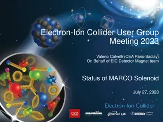 Update on MARCO Solenoid Magnet Design for Electron-Ion Collider User Group Meeting 2023
