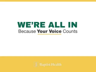 Annual Engagement Survey Results and Analysis at Baptist Health