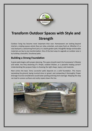 Expert Patio Paver Installation for Stunning Outdoor Spaces