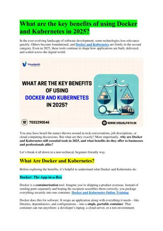 The Docker Kubernetes Course - Docker Kubernetes Training in Ameerpet