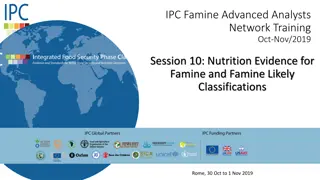 Key Considerations for Nutrition Evidence in Famine Classification