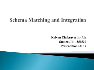 Matching Approaches in Schema Integration