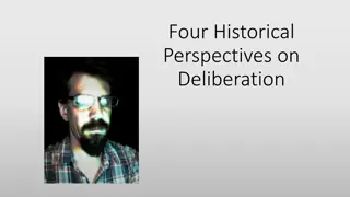 Perspectives on Deliberation from Aristotle and James Madison