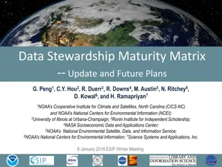 Data Stewardship Maturity Matrix Update