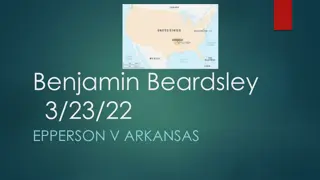 Epperson v. Arkansas Case Overview
