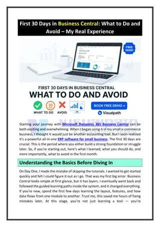 Microsoft Dynamics 365 Business Central Training Business Central Training Institute