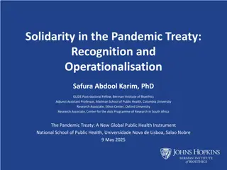 Global Health Solidarity in Pandemic Era