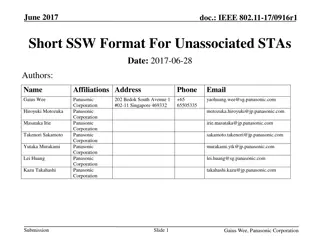 Proposed Solution for Unassociated STAs in IEEE 802.11-17