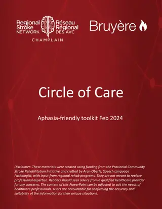 Aphasia-friendly Toolkit for Rehabilitation Teams