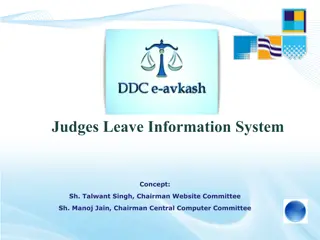 Judges Leave Information System