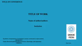 Future Research and Expectations in Science Knowledge