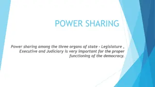 Power Sharing in Belgium and Sri Lanka