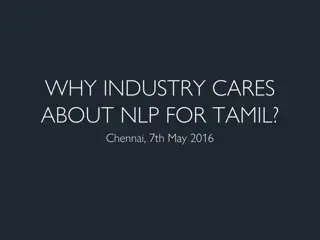 NLP for Tamil Industry