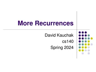 Solving Recurrence Relations Efficiently