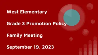 Grade 3 Promotion Policy Meeting